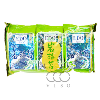 EDO 岩海苔紫菜 青芥辣味 3包裝 15g